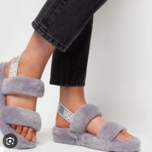 UGG Shoes - UGG Oh Ya Slipper Shoes Fuzzy Loungwear Ladies